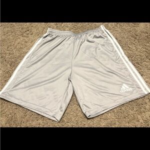 Mens large gray adidas shorts